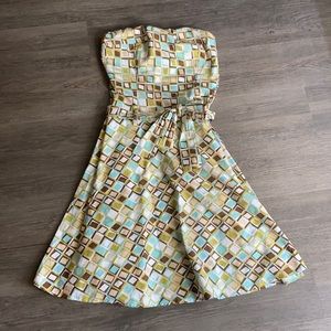 Earthy colored A-line dress